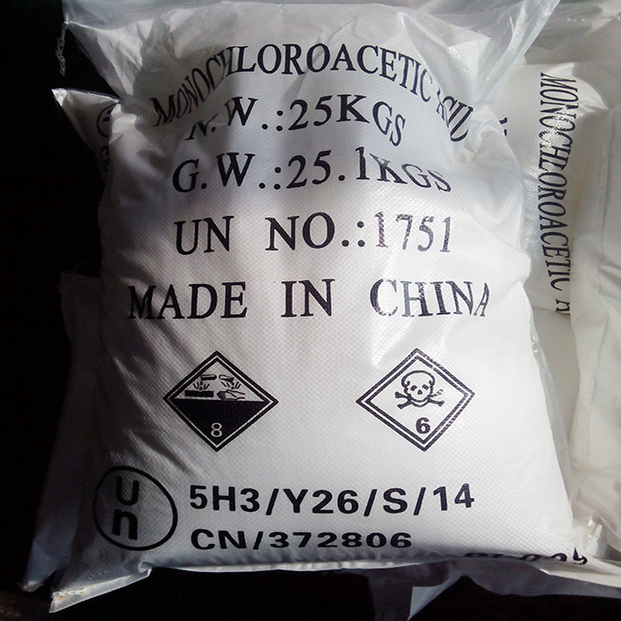 Monochloroacetic acid Chloroacetic acid CAS 79-11-8 Đối với các chất trung gian hữu cơ