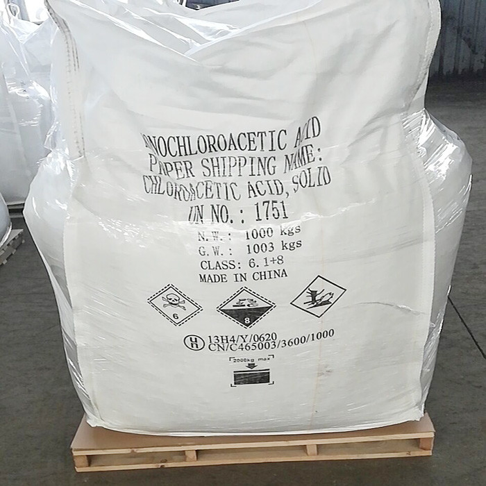 OEM Chloroacetic Acid CAS 79-11-8 Đối với các chất trung gian hữu cơ glycine tổng hợp