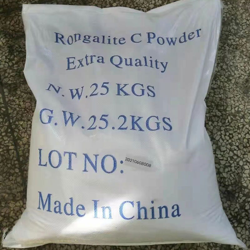 Rongalite/SFS Sodium Formaldehyde Sulphoxylate CAS 6035-47-8,149-44-0 Chất làm giảm độ tinh khiết cao cho sử dụng công nghiệp